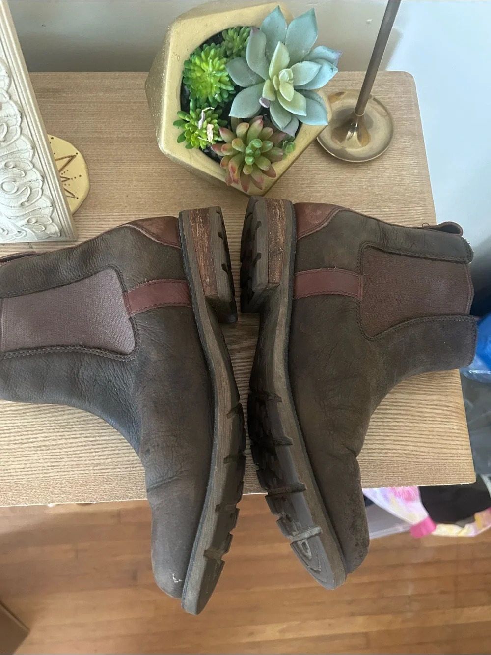 Ariat Women's Wexford H2O Waterproof Chelsea Boots Leather Java Brown Size 6.5B